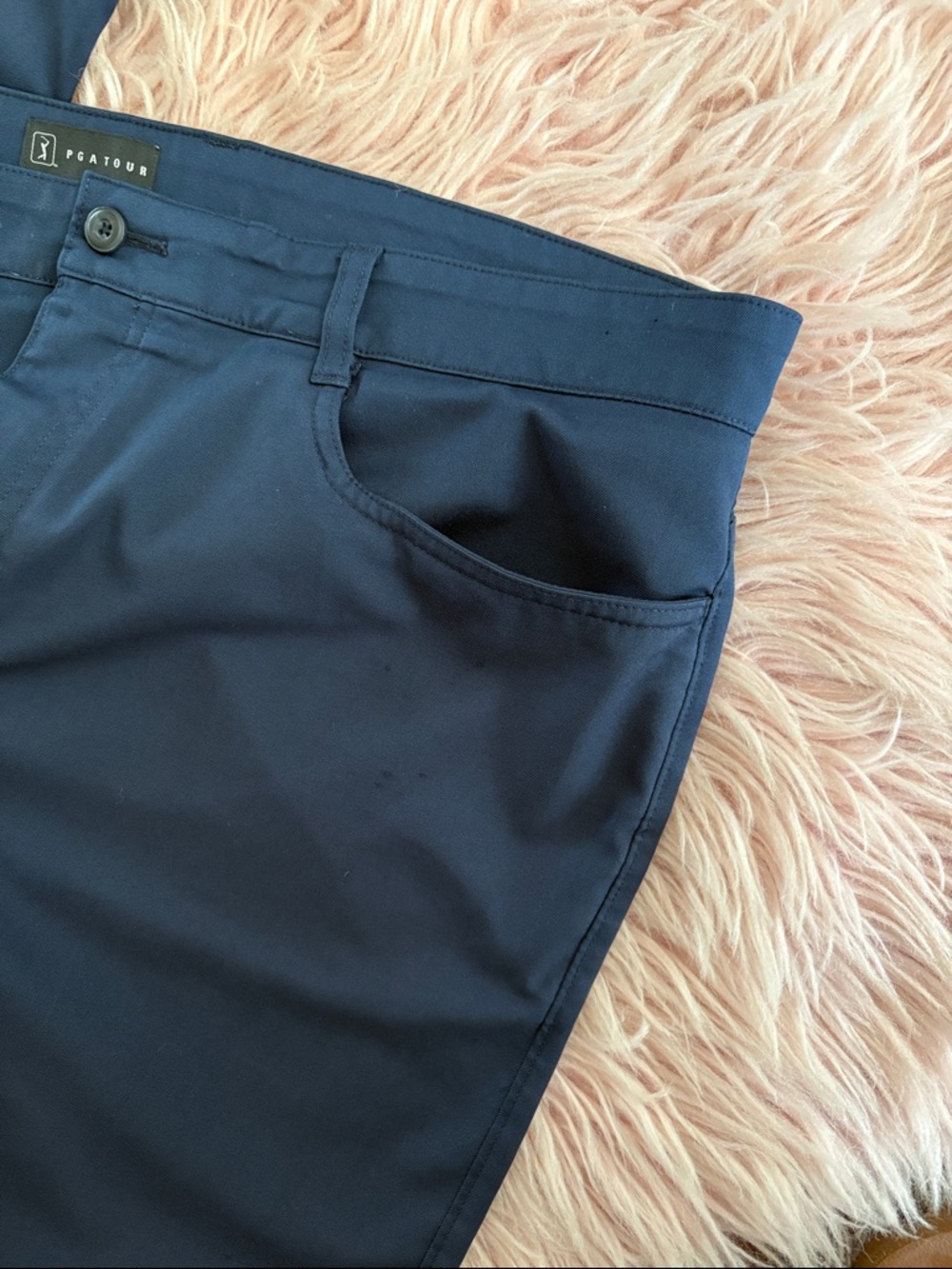 PGA TOUR Men’s Golf Pants Bundle 38x30 - Khaki, Navy, Black - Picture 7 of 11